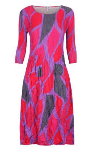 3_4 slv smash caper Alquema 3/4 Sleeve Smash Pocket Dress in Caper, cinched waist midi dress with front pockets
