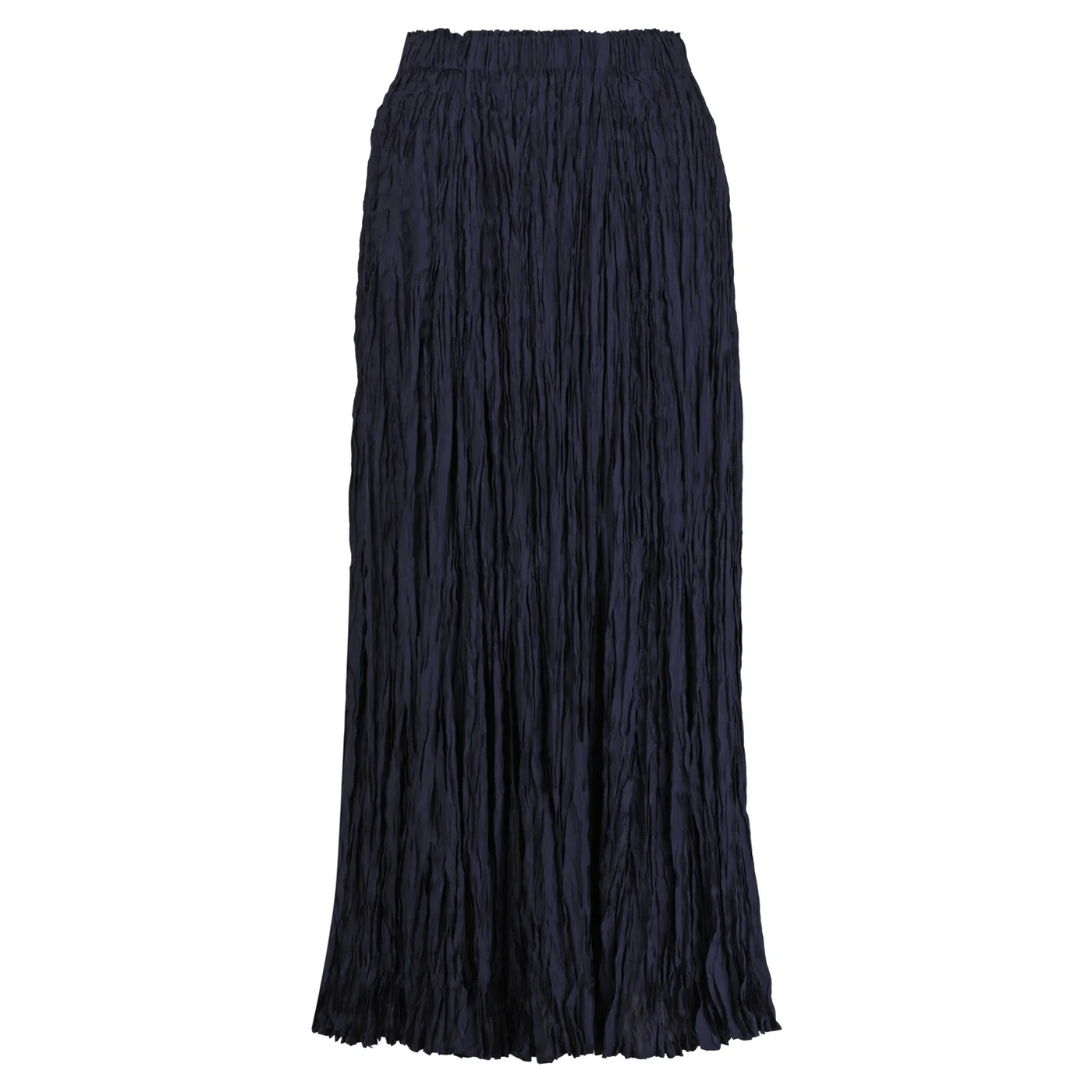 Alquema-havana-skirt-Ink Alquema Havana Skirt in Ink, floor length metallic satin skirt