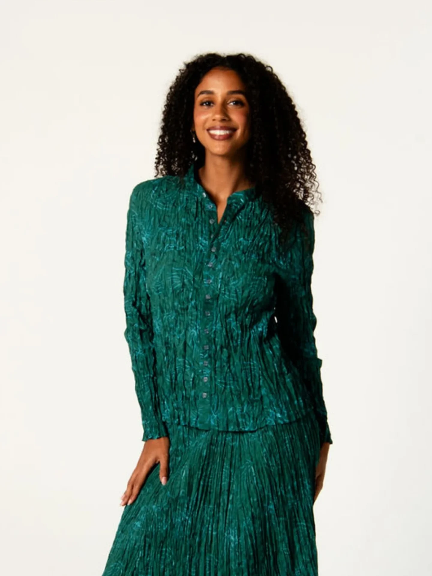 alquema havana shirt sea of green